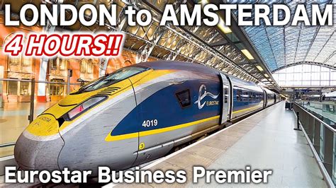 🇬🇧🇳🇱riding The Eurostars Most Luxurious Seat From London To Amsterdam