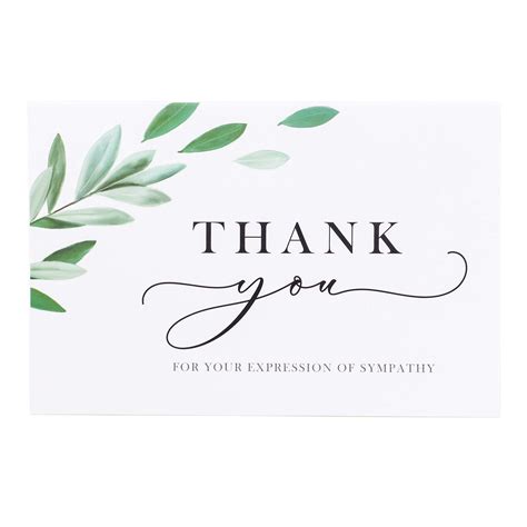 Buy Gooji Sympathy Acknowledgement Cards Funeral Thank You Notes