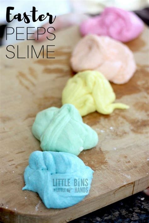 Peeps Slime Candy Science For Easter Science And Sensory Play