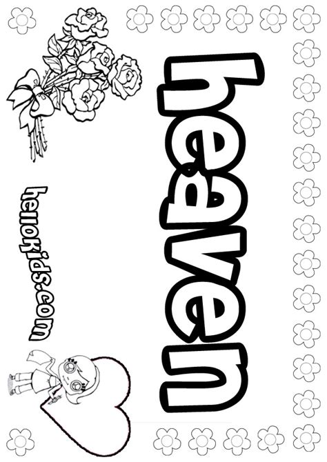 Heaven Coloring Pages To Download And Print For Free