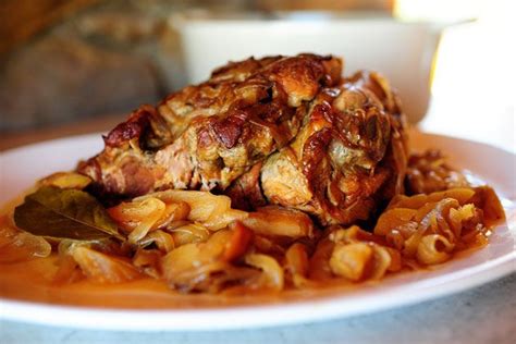 This is helpful because the roast cooks more evenly when it's tied up that way. Pork Roast with Apples and Onions | The Pioneer Woman (With images) | Pork roast with apples ...