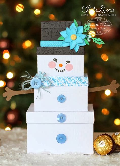 I Love Doing All Things Crafty: Snowman Gift Box