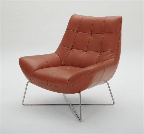 These lovely and functional leather lounge chair are available at enticing offers and discounts. Divani Casa Istra - Modern Orange Full Leather Lounge ...