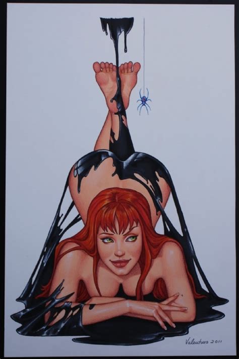 Covered In The Symbiote Mary Jane Watson Nude Porn
