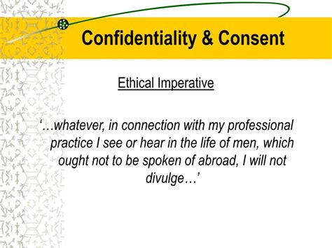 Ppt Confidentiality And Consent Powerpoint Presentation Free Download Id467156