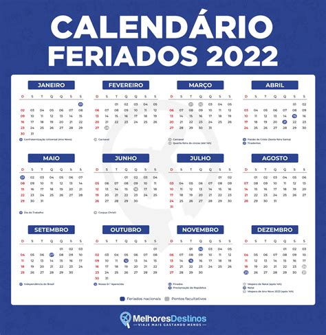 Feriados 2022 Confira O Calendário Completo E Planeje Suas Viagens