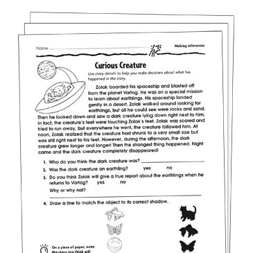 Exercises with short passages and multiple choice questions. Making Inferences Grade 2 Collection | Printable Leveled Learning Collections