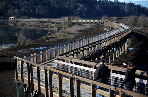 Walking On Water Nisqually Estuary Boardwalk Offers Visitors View Of