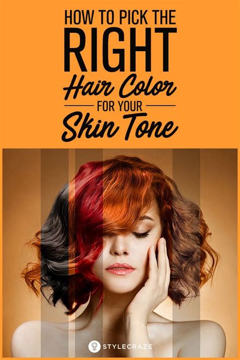 How To Pick The Right Hair Color For Your Skin Tone Safe