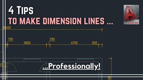 Autocad 4 Tips To Make Your Dimension Lines Looking Professional
