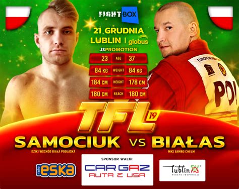 Marek samociuk to zwycięzca pierwszego turnieju wotore. Paweł Białas vs Marek Samociuk na TFL 19 „Christmas Time ...