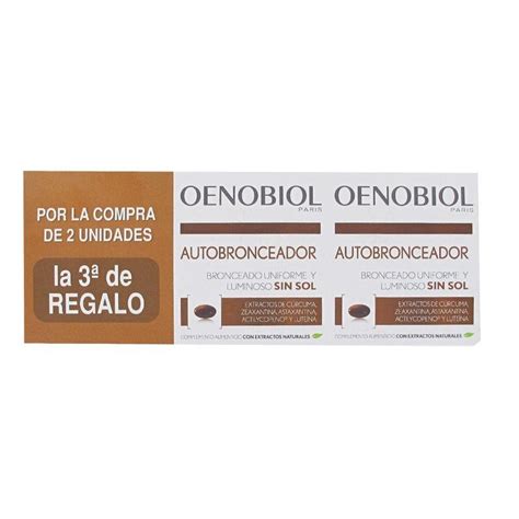 Buy Oenobiol Selft Tanning 3x30 Capsulas Triple Deals On Oenobiol Brand