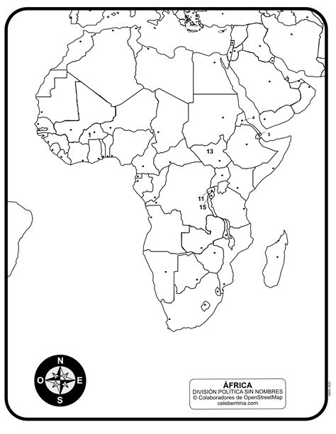 Mapa De Africa Sin Nombres All About Logan