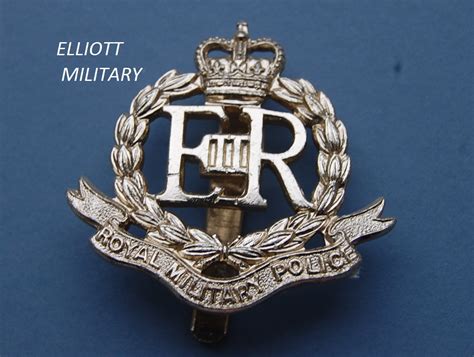 Royal Military Police E11r Staybrite Cap Badge Elliott Military