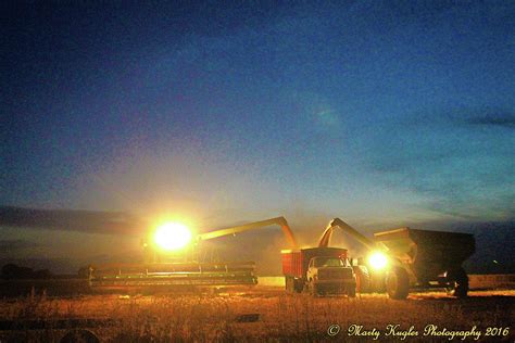 Kansas Wheat Harvest Photograph By Marty Kugler Fine Art America