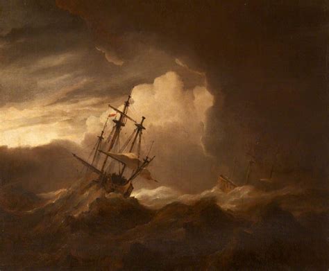 Ships In A Storm Art Uk