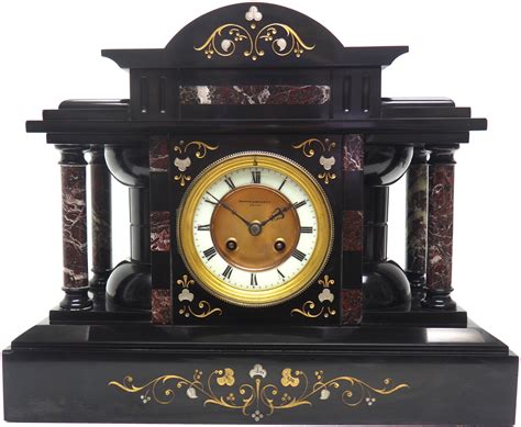 10482489) is authorised and regulated by the financial conduct authority (firm. Amazing Mappin & Webb French Slate & Marble Mantel Clock 8 Day Striking Mantle Clock | 767428 ...