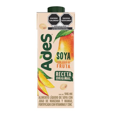 Compra En Línea Bebida De Soya Ades Con Jugo De Mango 946ml