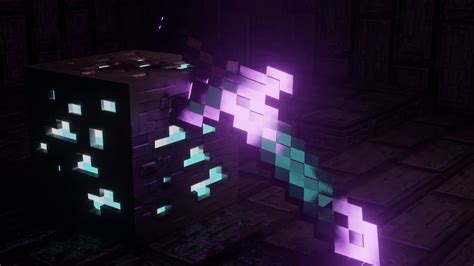 Netherite Sword Minecraft Wallpapers Wallpaper Cave