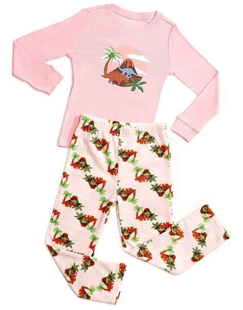 Leveret Leveret Girls 2 Piece Christmas Pajama Set 100 Cotton Top