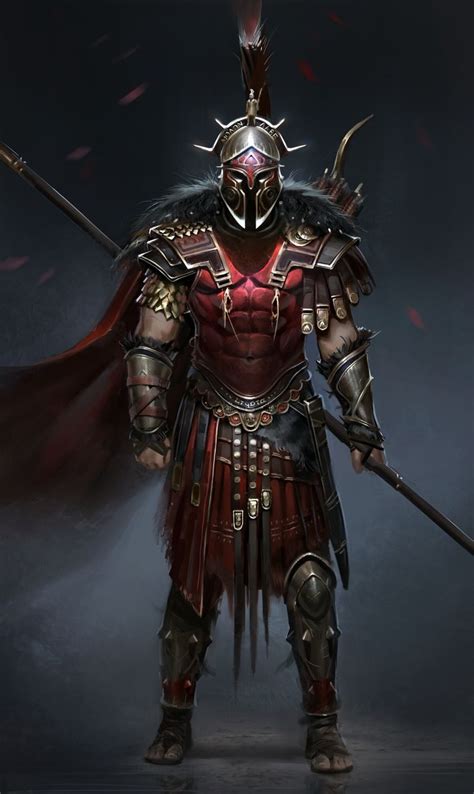 Assassins Creed Odyssey Hero Of Sparta Warrior Concept Art