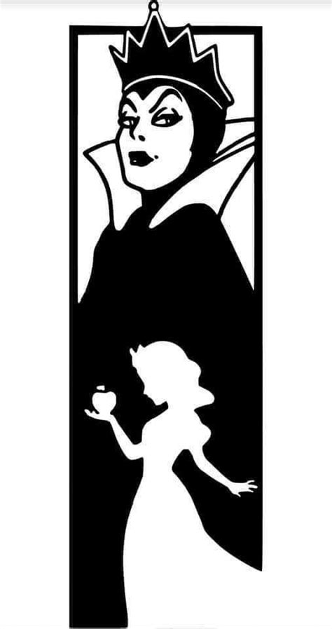 Evil Queen Free SVG Snow White | Disney silhouette art, Disney