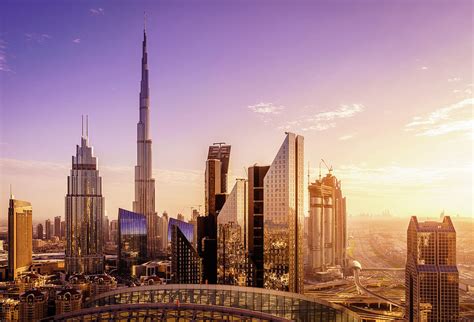 Dubai Downtown Skyline At Sunset Photograph By Alexey Stiop Fine Art