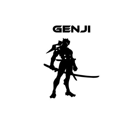 Overwatch Genji Digital Svg File Etsy