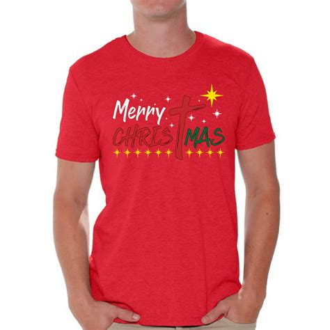 Awkward Styles Merry Christmas Men Shirt Christian Shirt For Men