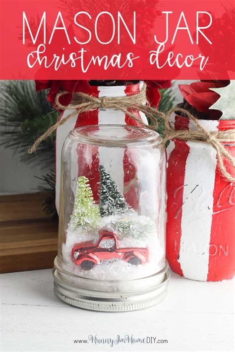 Gợi ý Mason Jar Decorations For Christmas Diy Ideas And Inspirations