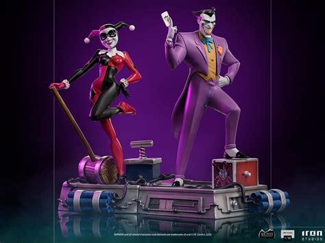 Batman The Animated Series Joker And Harley Come To Iron Studios