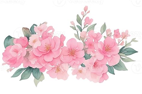 Pink Cherry Blossom Clip Art 27131862 Png