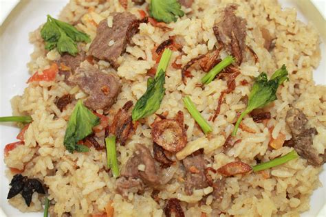 Masukkan daging yg di potong dan ditos tadi. Nasi Daging by Azie Kitchen