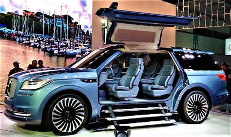 Lincoln Navigator With Retractable Steps And Gull Wing Doors From The