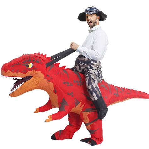 Buy Inflatable Dinosaur Costumes For Adult T Rex Ride On Halloween