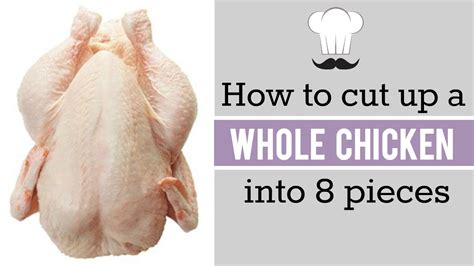 How To Cut Up A Whole Chicken Into 8 Pieces Mtc Youtube