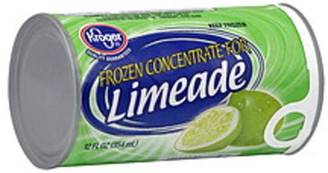 Kroger Frozen Concentrate Limeade 12 Oz Nutrition Information Innit