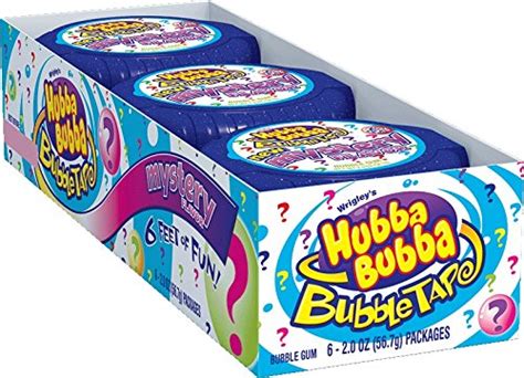 Hubba Bubba Bubble Gum Tape Mystery 2 Ounce Pack Of 12 Buy Online