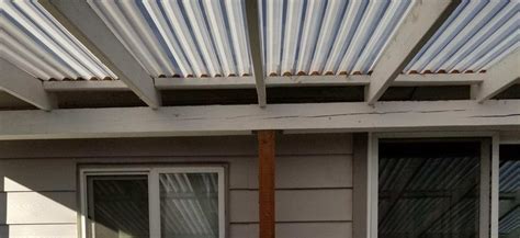 Patio Corrugated Roof Replacement Hedgehog Home Services Llc