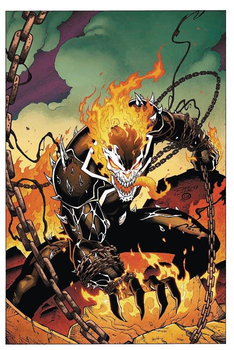 The Venom Site Edge Of Venomverse 3 Variant By Ron Lim Ghost Rider