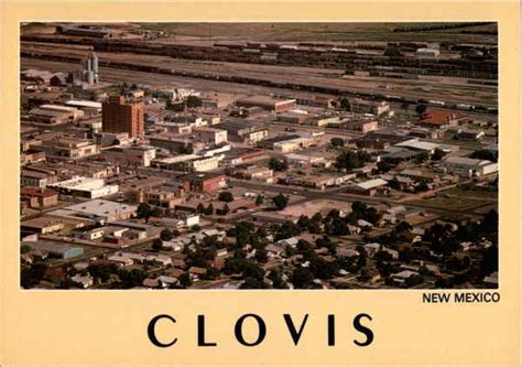 Aerial View Of Town Clovis Nm