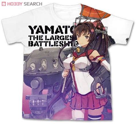 Kantai Collection Yamato Full Graphic T Shirt White L Anime Toy Images List
