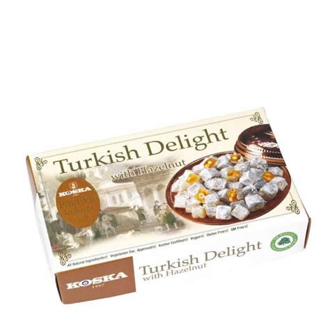 Buy Hazelnut Turkish Delight 125 Gr Grand Bazaar Istanbul Online