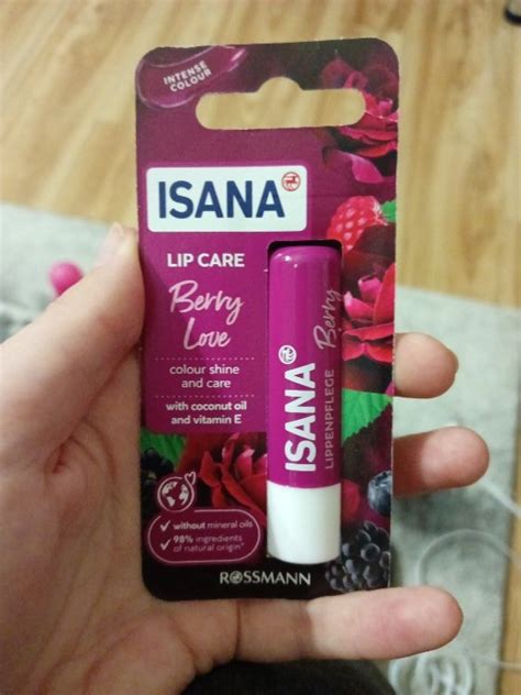 Isana Lip Care Berry Love With Coconut Oil And Vitamin E Inci Beauty