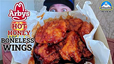 Arby S® Hot Honey Boneless Wings Review 🔥🍯🐔 Theendorsement Youtube