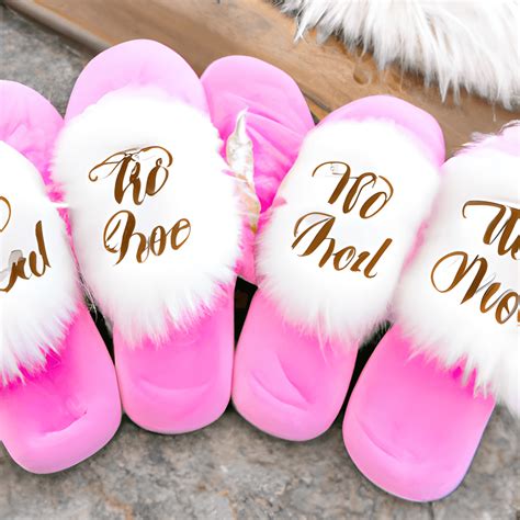 Bride Bridesmaid Slippers Bachelorette Party Bridal Shower T · Creative Fabrica