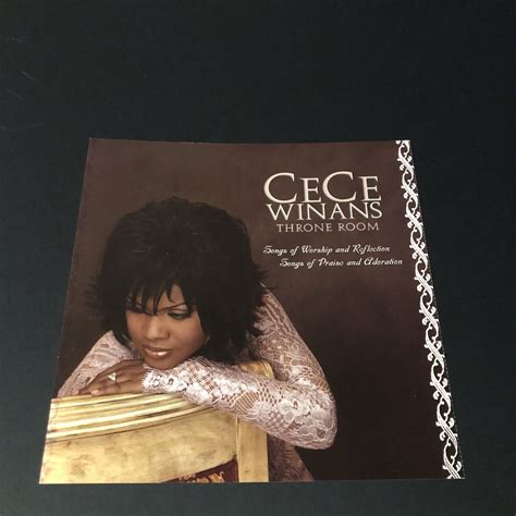 Cece Winans Throne Room 2003 Epic Gospel Soul Promo Poster Flat Sz 12