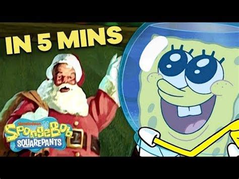 Santa's coming tonight by spongebob, patrick, sandy, larry the lobster, mr. SpongeBob "Christmas Who?" Holiday Special 🎅 in 5 Minutes ...