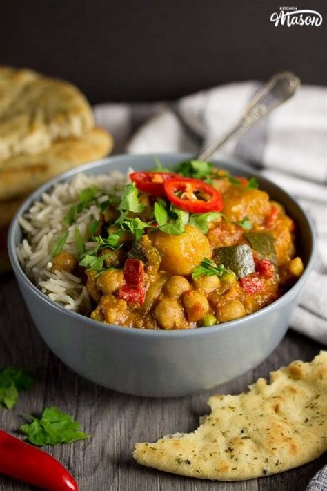Easy Slow Cooker Vegetable Curry Recipe Step By Step Pics Video