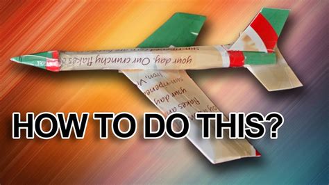 How To Make A Cardboard Jet Airplane That Flies Youtube